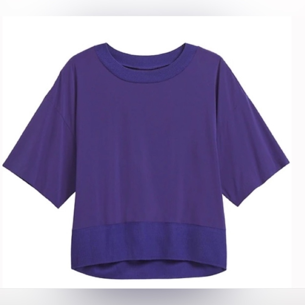 Athleta Zephyr Crop Tee